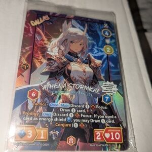 Soul Master Tcg Athena Stormkal Promo - Dallas Collect A Con - Sealed Halo